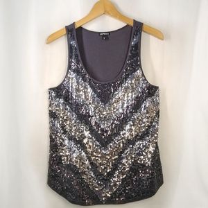*Express Multi-color Sequin Tank